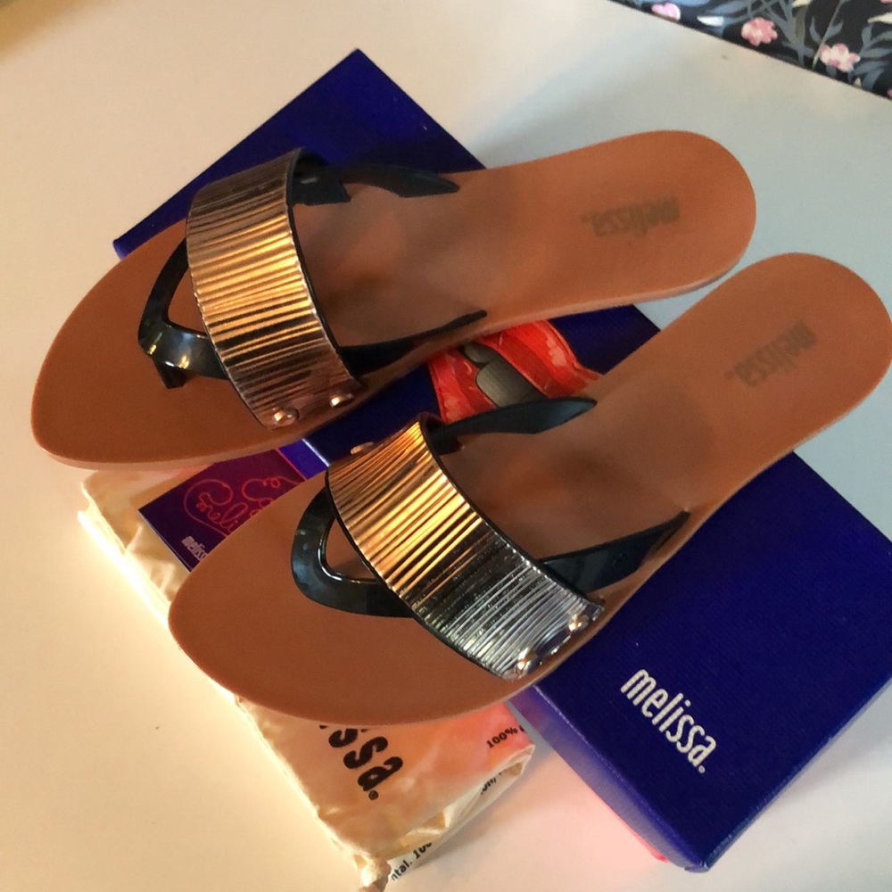 Melissa Banded Thong Sandals